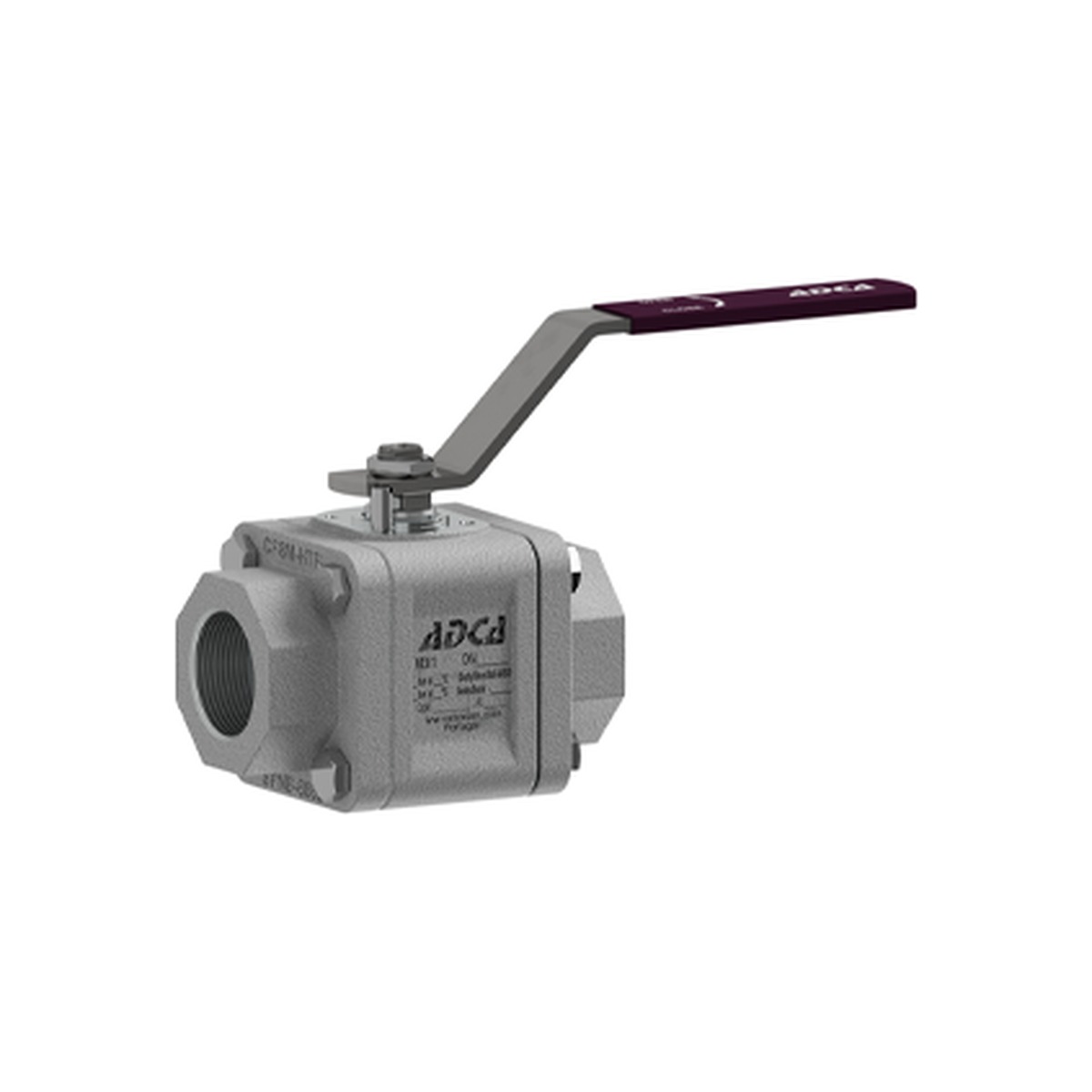 ברז כדורי 3 חלקים בקדח מלא ADCA M3i1