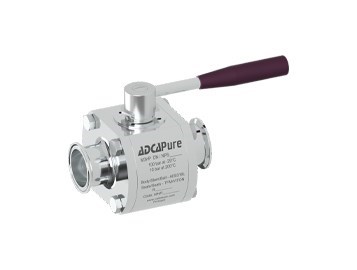 ברז כדורי 3 חלקים לרמת ניקיון גבוהה ADCAPure M3HP – DN15-50 · BPE